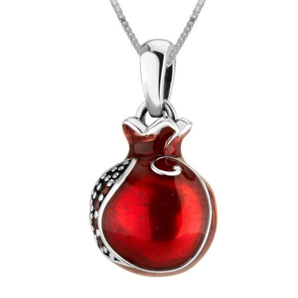 Marina Jewelry Jewelry - Pomegranate Necklace - Garnets and Sterling Silver